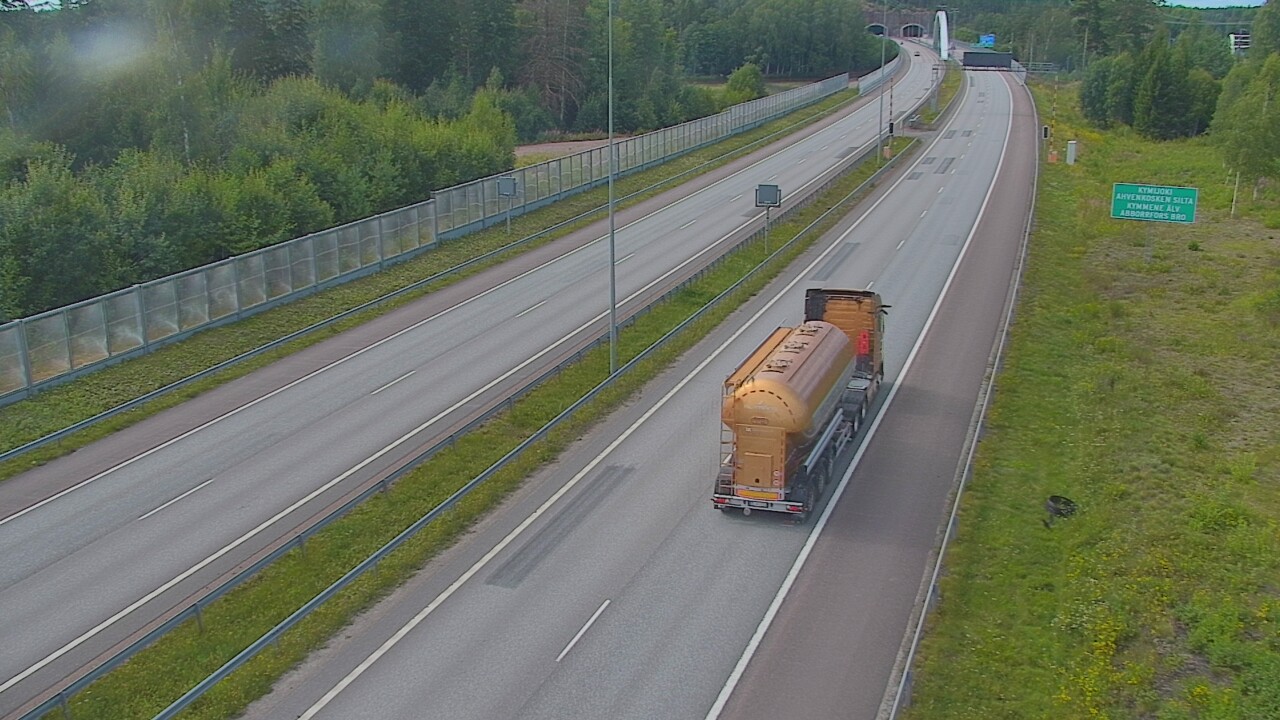 Kelikamerat Kuva Tie 7 Pyhtää Markkinamäki, puomi, itä, Pyhtää, Kymenlaakso