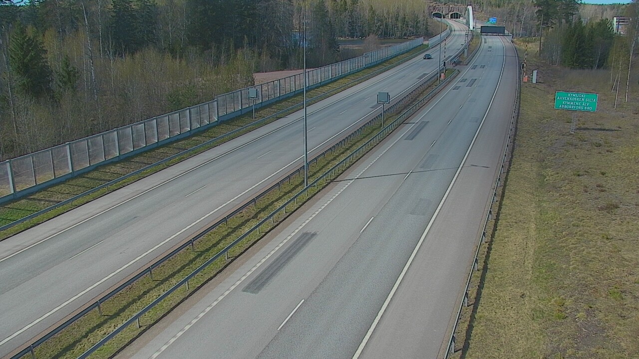 Kelikamerat Kuva Tie 7 Pyhtää Markkinamäki, puomi, itä, Pyhtää, Kymenlaakso