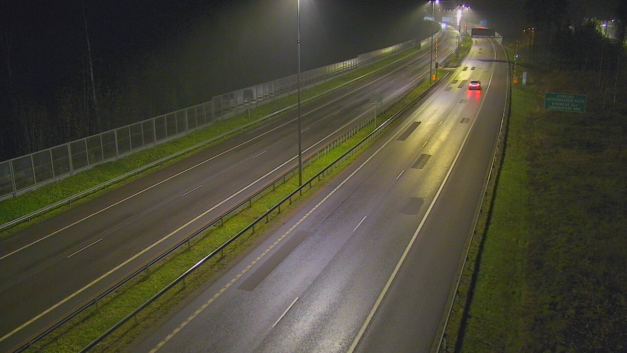 Kelikamerat Kuva Tie 7 Pyhtää Markkinamäki, puomi, itä, Pyhtää, Kymenlaakso