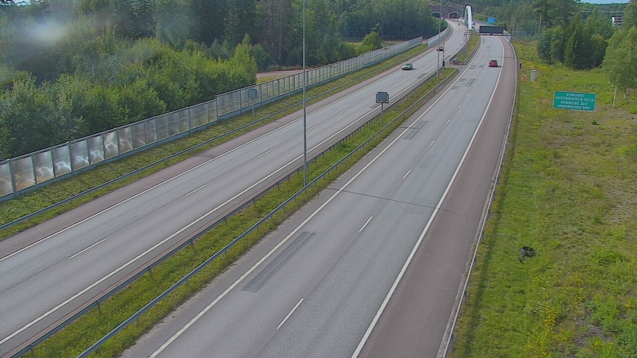 Kelikamerat Kuva Tie 7 Pyhtää Markkinamäki, puomi, itä, Pyhtää, Kymenlaakso