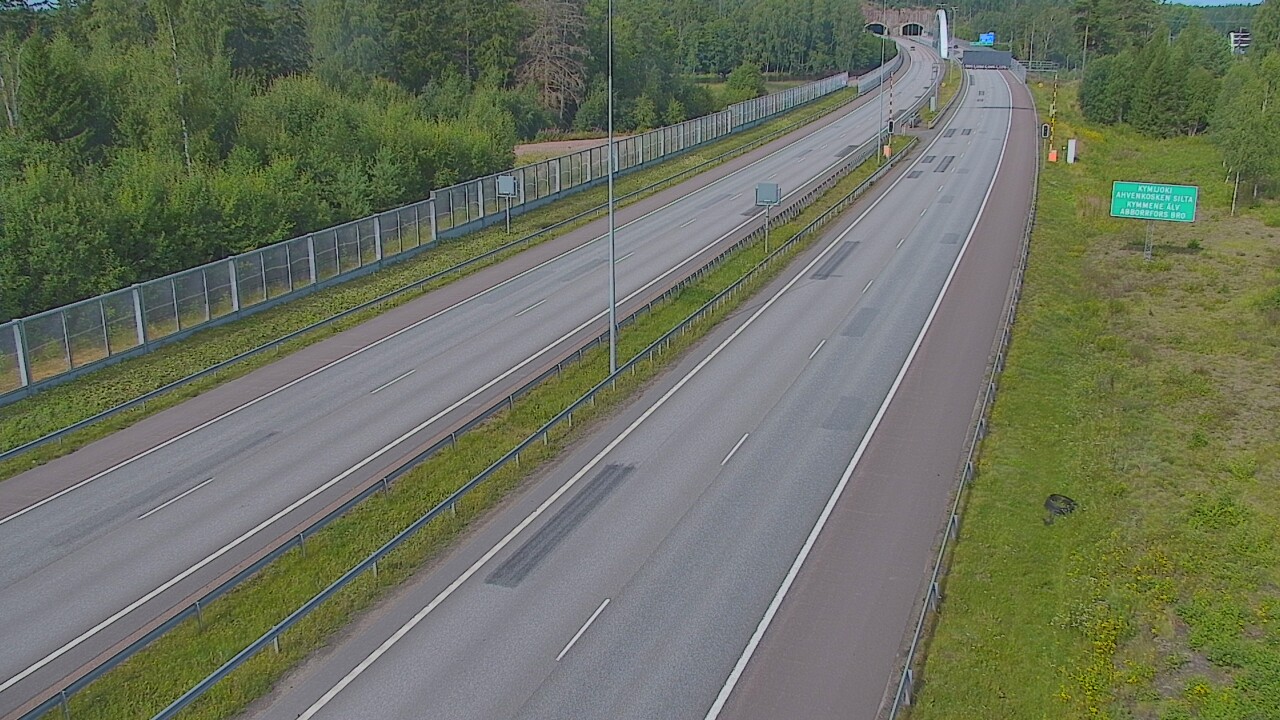 Kelikamerat Kuva Tie 7 Pyhtää Markkinamäki, puomi, itä, Pyhtää, Kymenlaakso