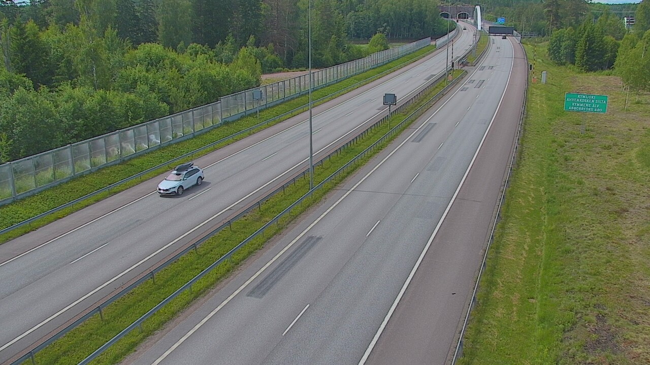 Kelikamerat Kuva Tie 7 Pyhtää Markkinamäki, puomi, itä, Pyhtää, Kymenlaakso