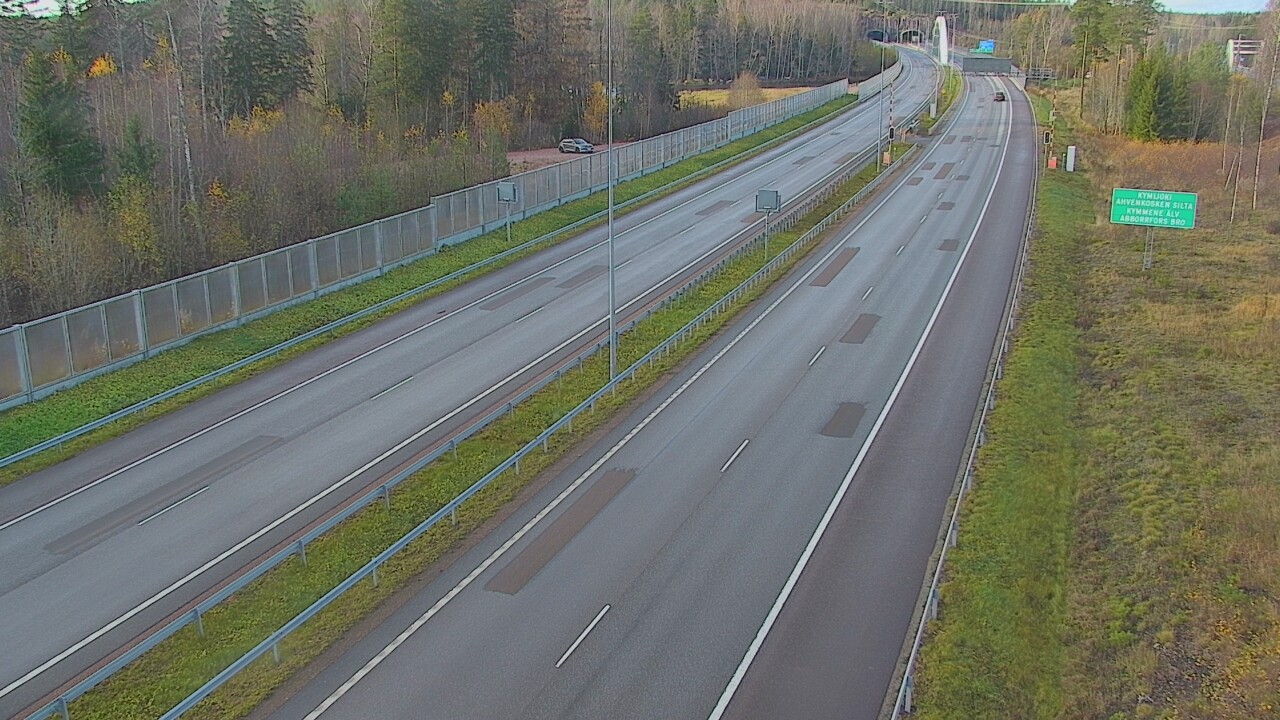 Kelikamerat Kuva Tie 7 Pyhtää Markkinamäki, puomi, itä, Pyhtää, Kymenlaakso