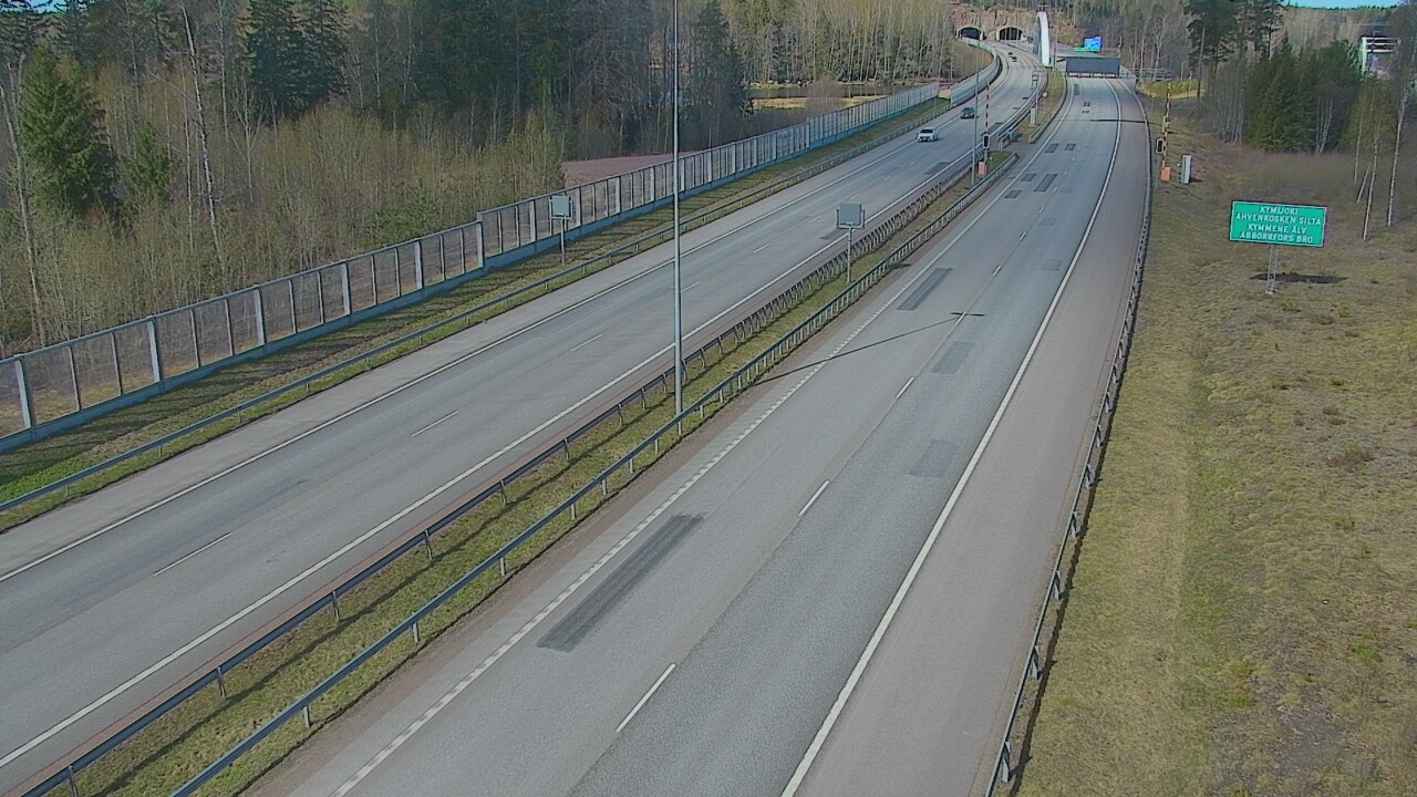 Kelikamerat Kuva Tie 7 Pyhtää Markkinamäki, puomi, itä, Pyhtää, Kymenlaakso