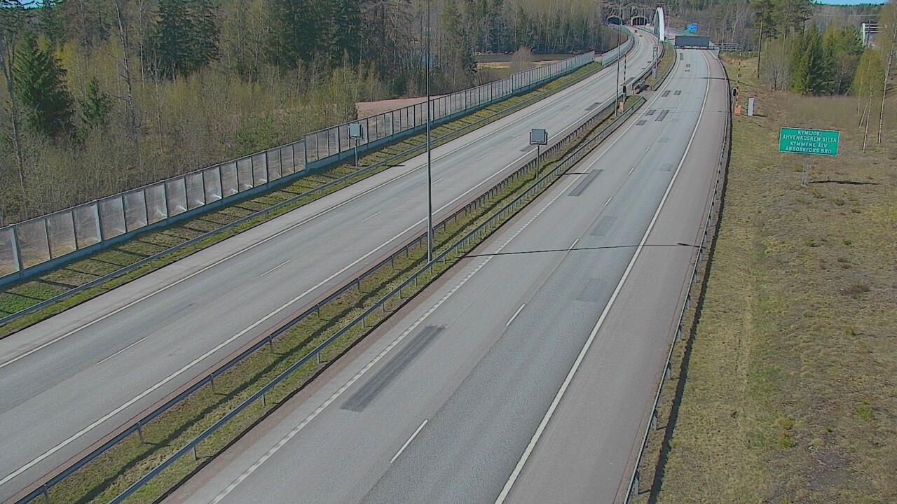 Kelikamerat Kuva Tie 7 Pyhtää Markkinamäki, puomi, itä, Pyhtää, Kymenlaakso