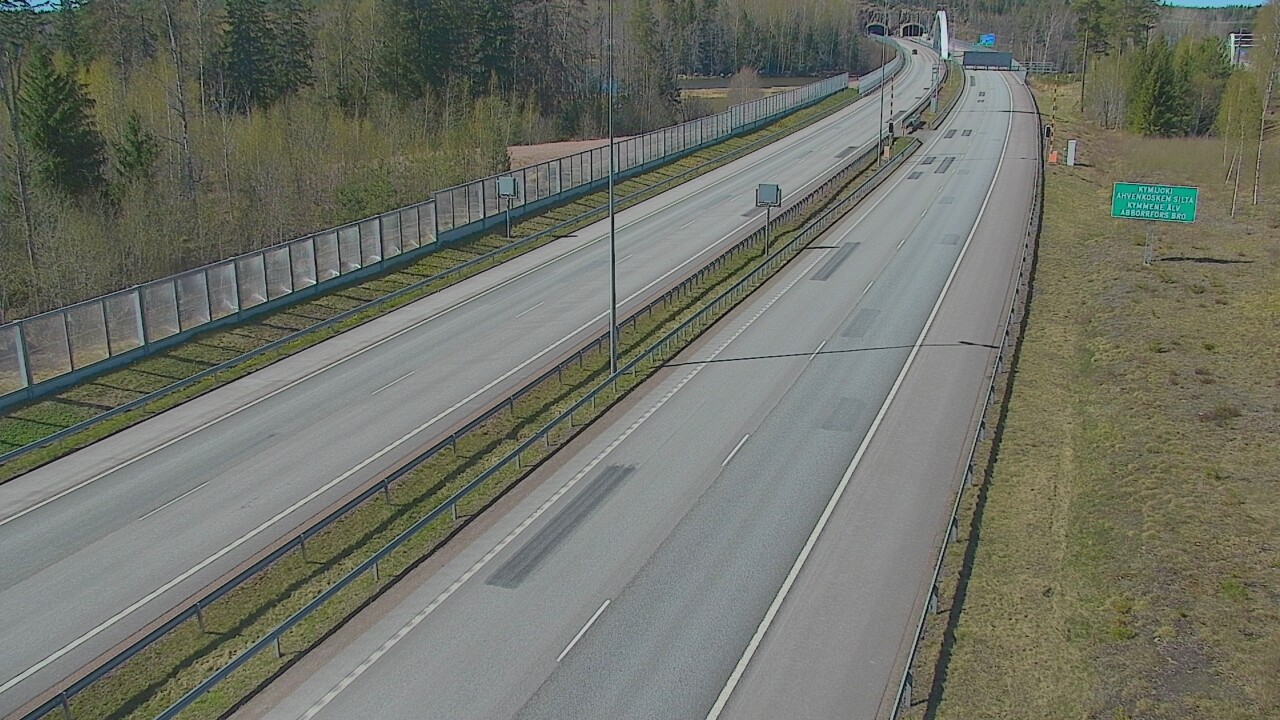 Kelikamerat Kuva Tie 7 Pyhtää Markkinamäki, puomi, itä, Pyhtää, Kymenlaakso