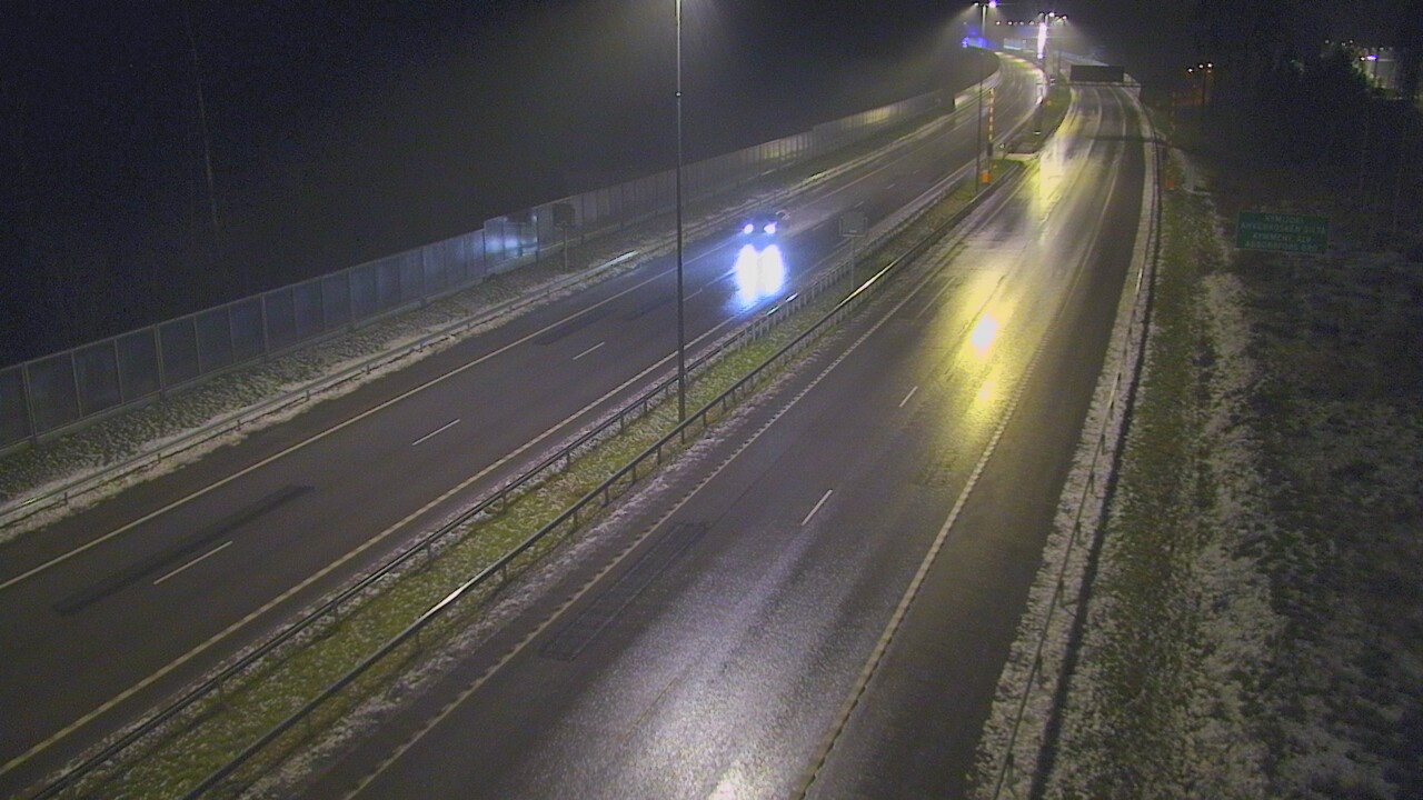 Weather Camera Image Väg 7 Pyttis Marnadsbacken , bom, öst, Pyhtää, Kymenlaakso