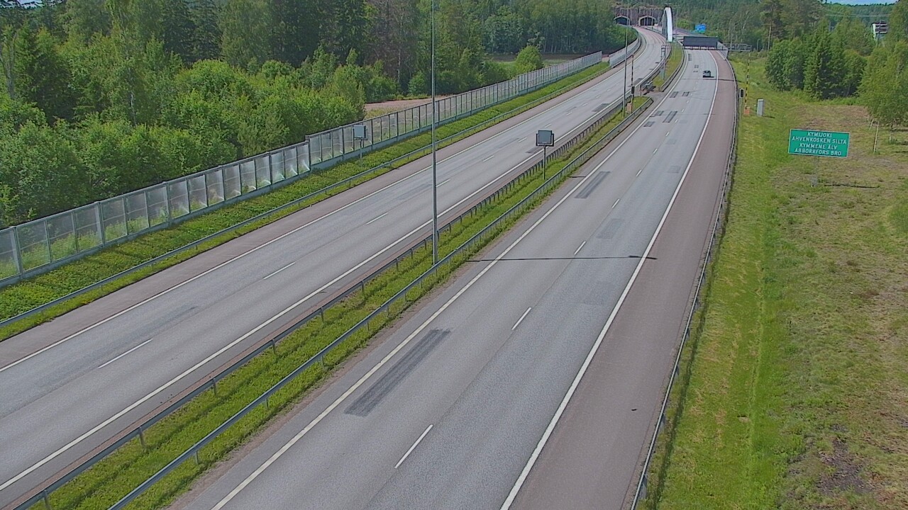 Kelikamerat Kuva Tie 7 Pyhtää Markkinamäki, puomi, itä, Pyhtää, Kymenlaakso