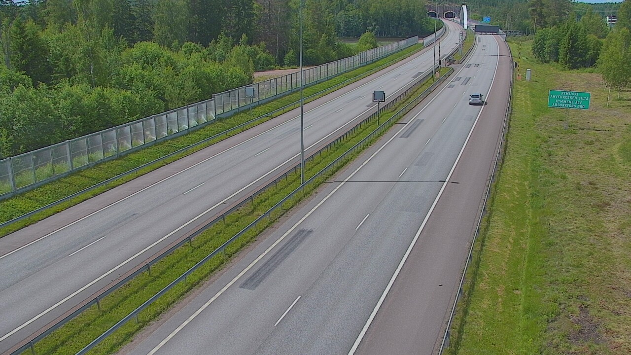 Kelikamerat Kuva Tie 7 Pyhtää Markkinamäki, puomi, itä, Pyhtää, Kymenlaakso