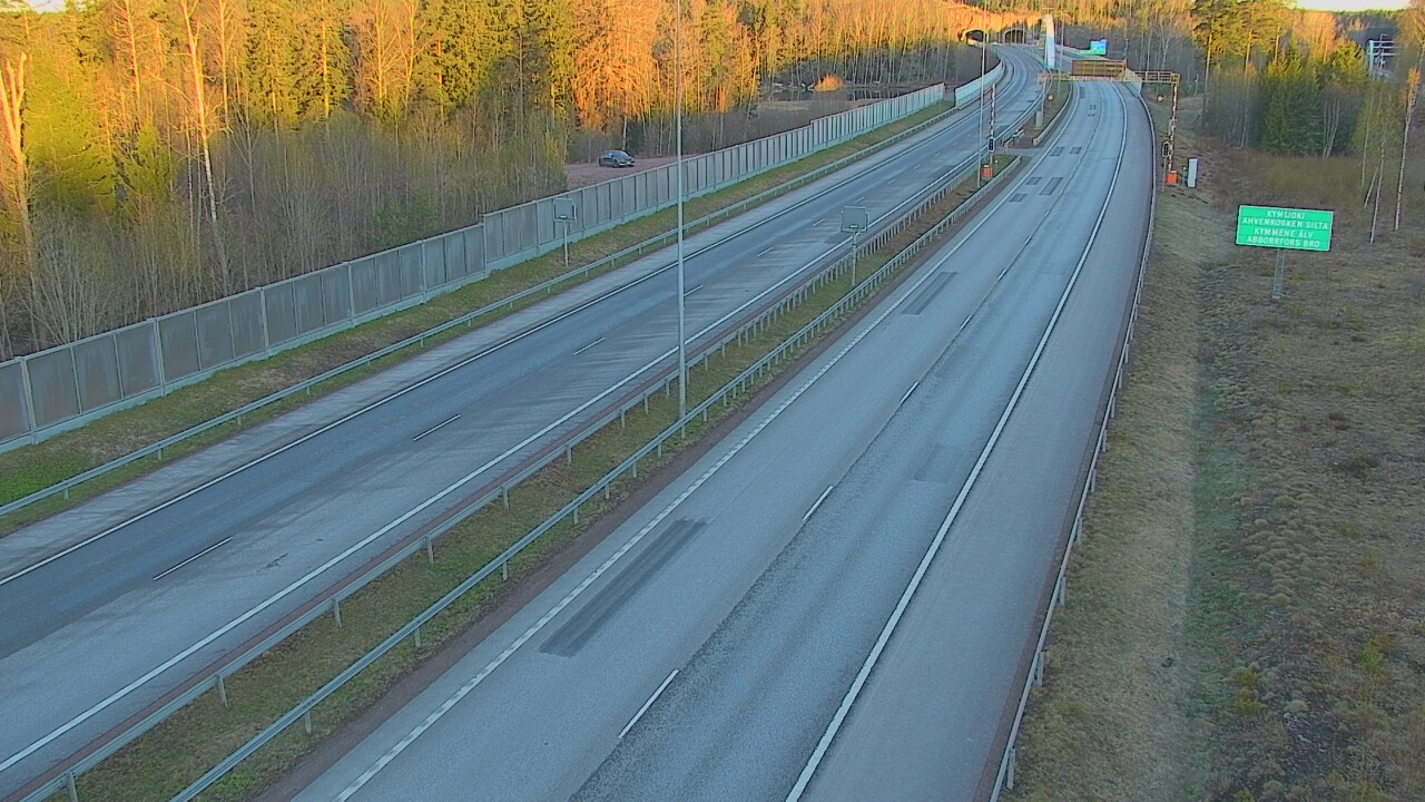Kelikamerat Kuva Tie 7 Pyhtää Markkinamäki, puomi, itä, Pyhtää, Kymenlaakso