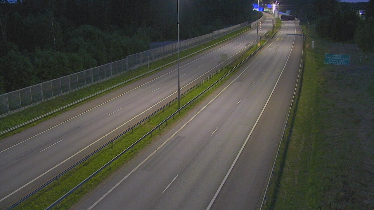 Kelikamerat Kuva Tie 7 Pyhtää Markkinamäki, puomi, itä, Pyhtää, Kymenlaakso