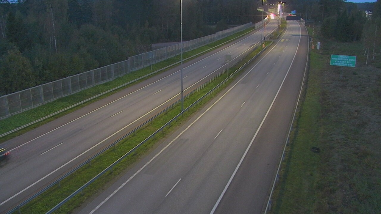 Kelikamerat Kuva Tie 7 Pyhtää Markkinamäki, puomi, itä, Pyhtää, Kymenlaakso