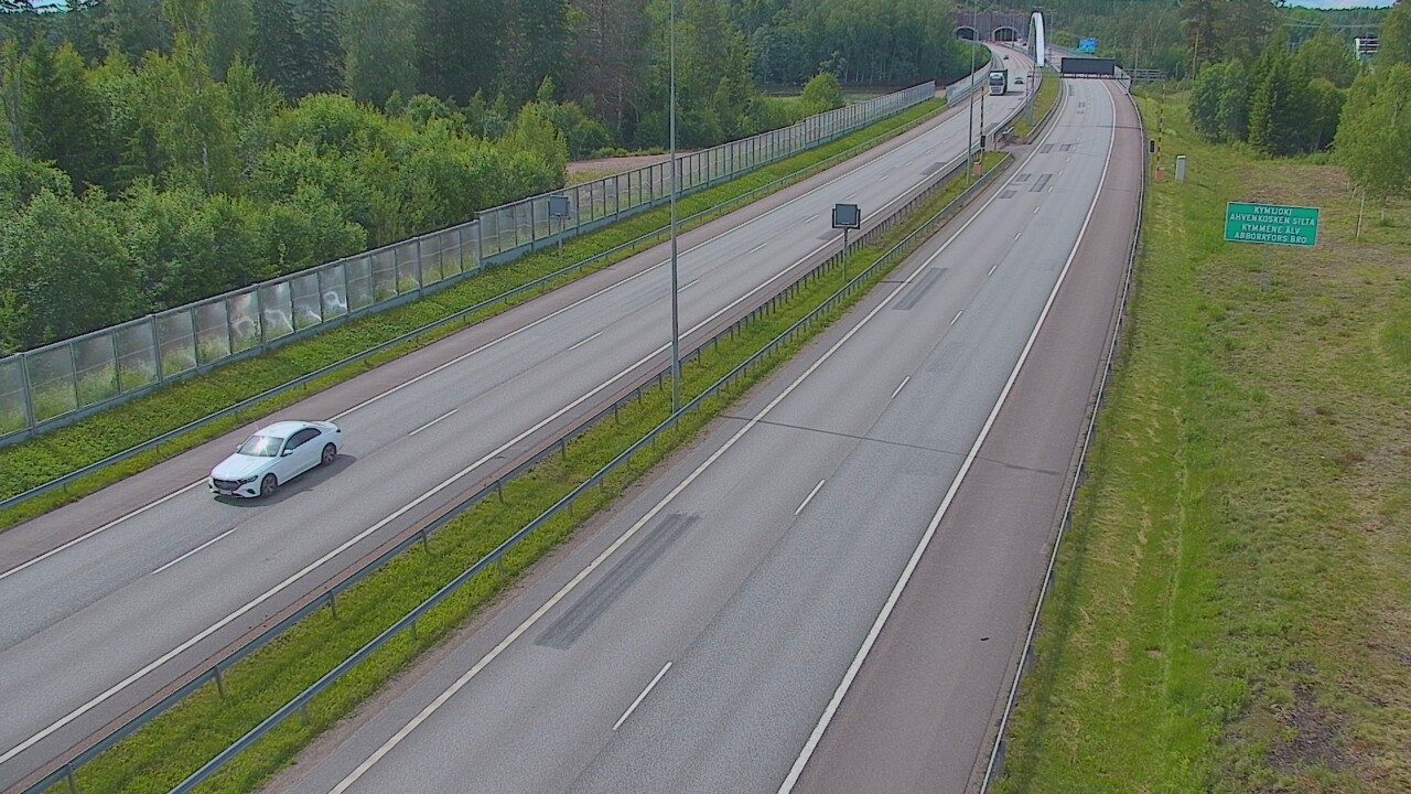 Kelikamerat Kuva Tie 7 Pyhtää Markkinamäki, puomi, itä, Pyhtää, Kymenlaakso
