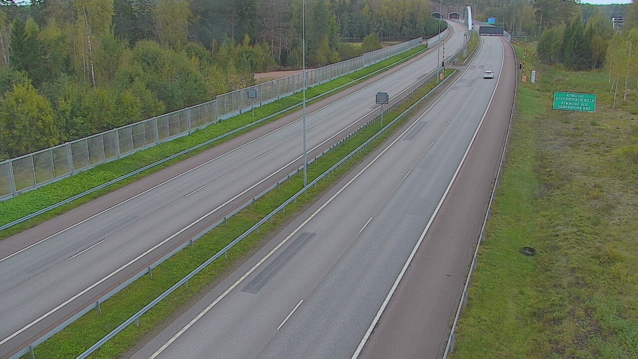 Kelikamerat Kuva Tie 7 Pyhtää Markkinamäki, puomi, itä, Pyhtää, Kymenlaakso