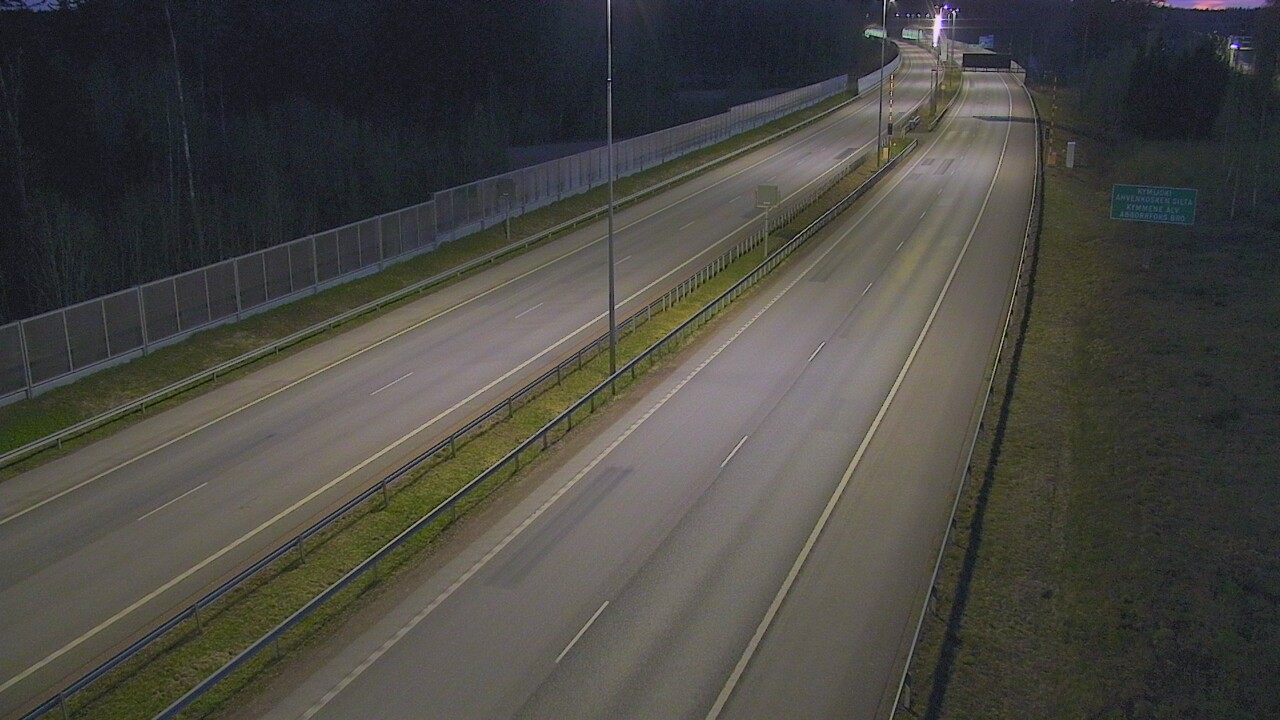 Kelikamerat Kuva Tie 7 Pyhtää Markkinamäki, puomi, itä, Pyhtää, Kymenlaakso