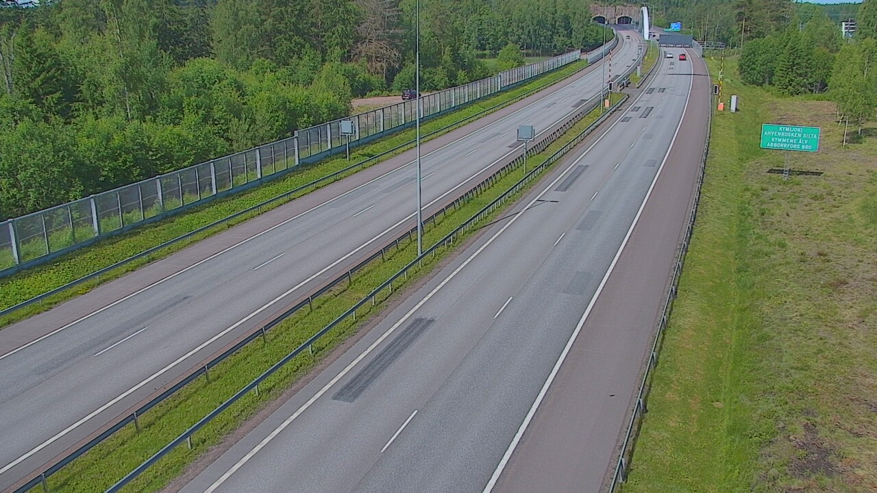 Kelikamerat Kuva Tie 7 Pyhtää Markkinamäki, puomi, itä, Pyhtää, Kymenlaakso