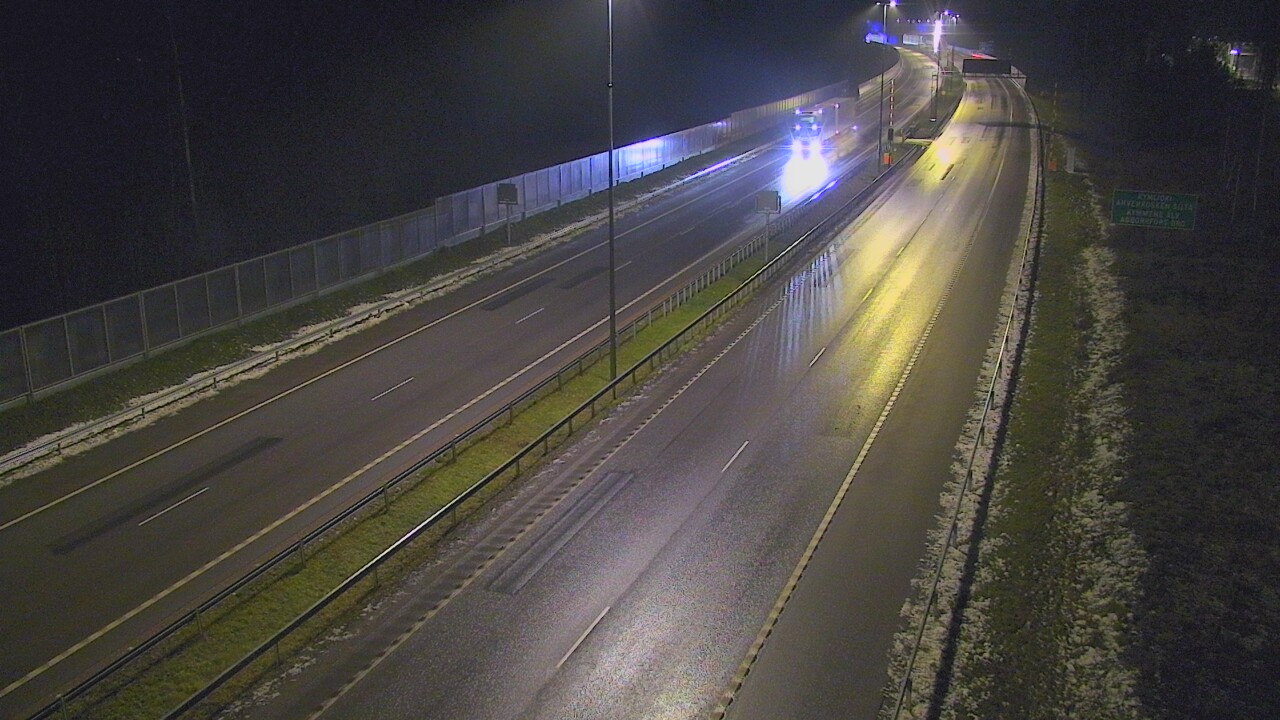 Weather Camera Image Väg 7 Pyttis Marnadsbacken , bom, öst, Pyhtää, Kymenlaakso