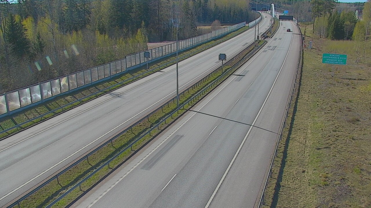 Kelikamerat Kuva Tie 7 Pyhtää Markkinamäki, puomi, itä, Pyhtää, Kymenlaakso