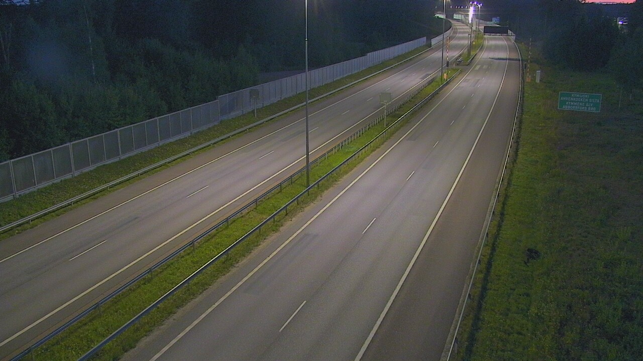 Kelikamerat Kuva Tie 7 Pyhtää Markkinamäki, puomi, itä, Pyhtää, Kymenlaakso