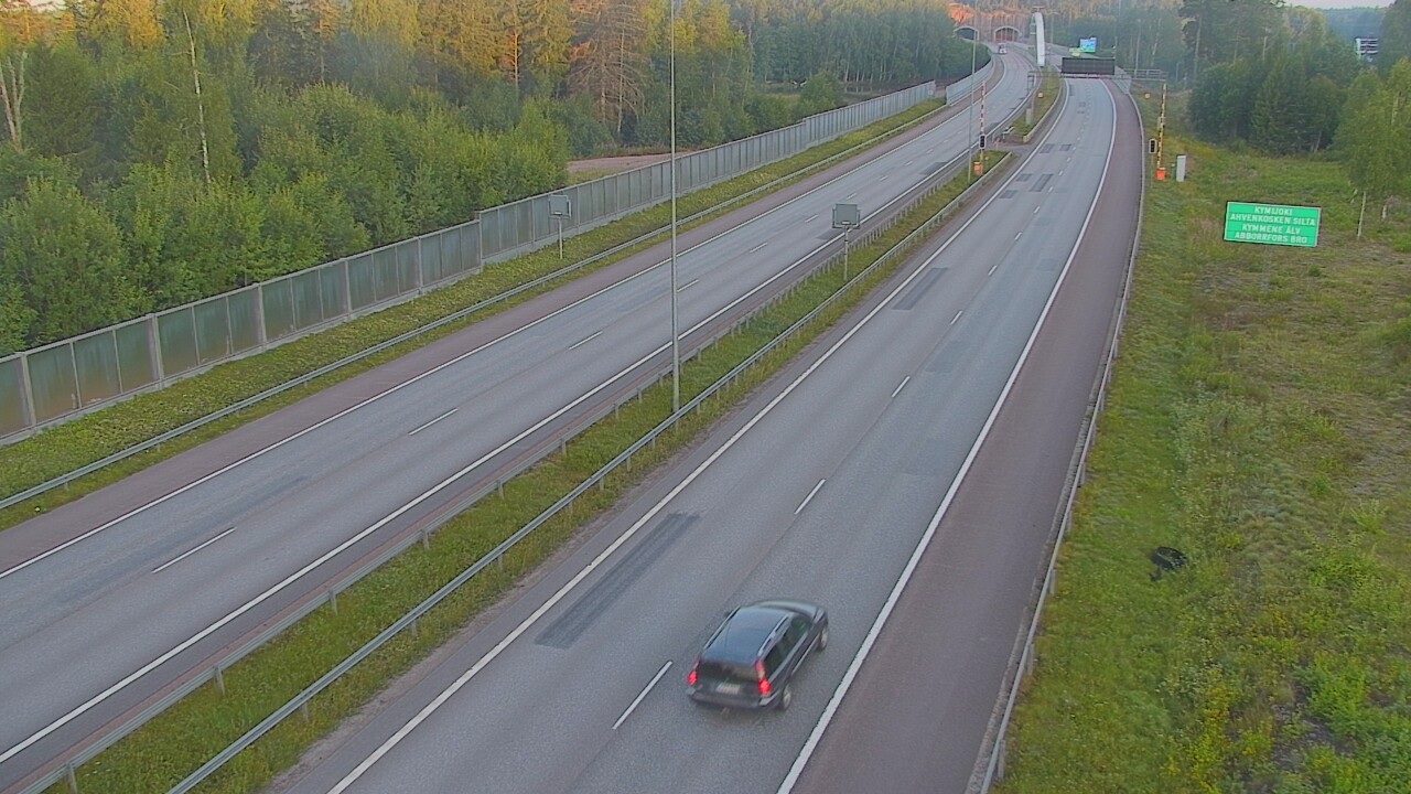 Kelikamerat Kuva Tie 7 Pyhtää Markkinamäki, puomi, itä, Pyhtää, Kymenlaakso