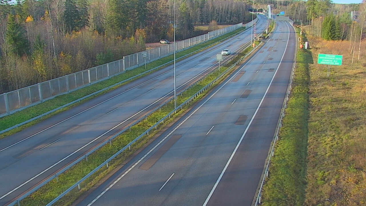 Kelikamerat Kuva Tie 7 Pyhtää Markkinamäki, puomi, itä, Pyhtää, Kymenlaakso