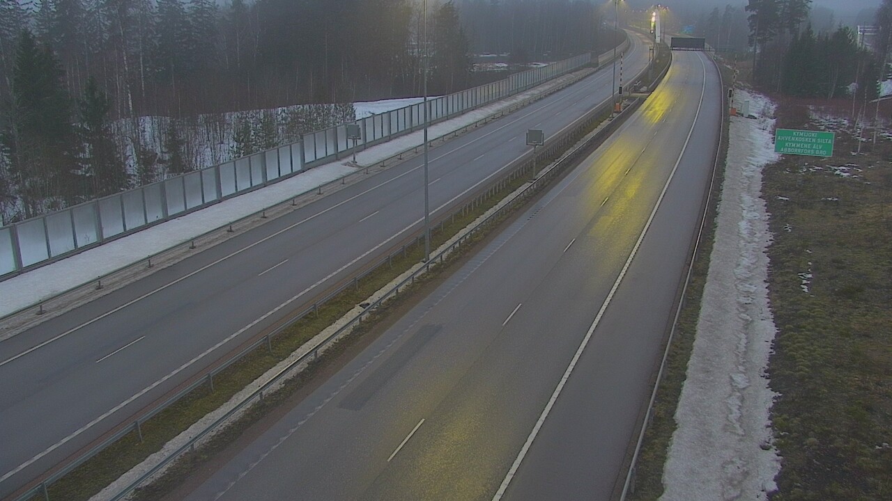 Kelikamerat Kuva Tie 7 Pyhtää Markkinamäki, puomi, itä, Pyhtää, Kymenlaakso