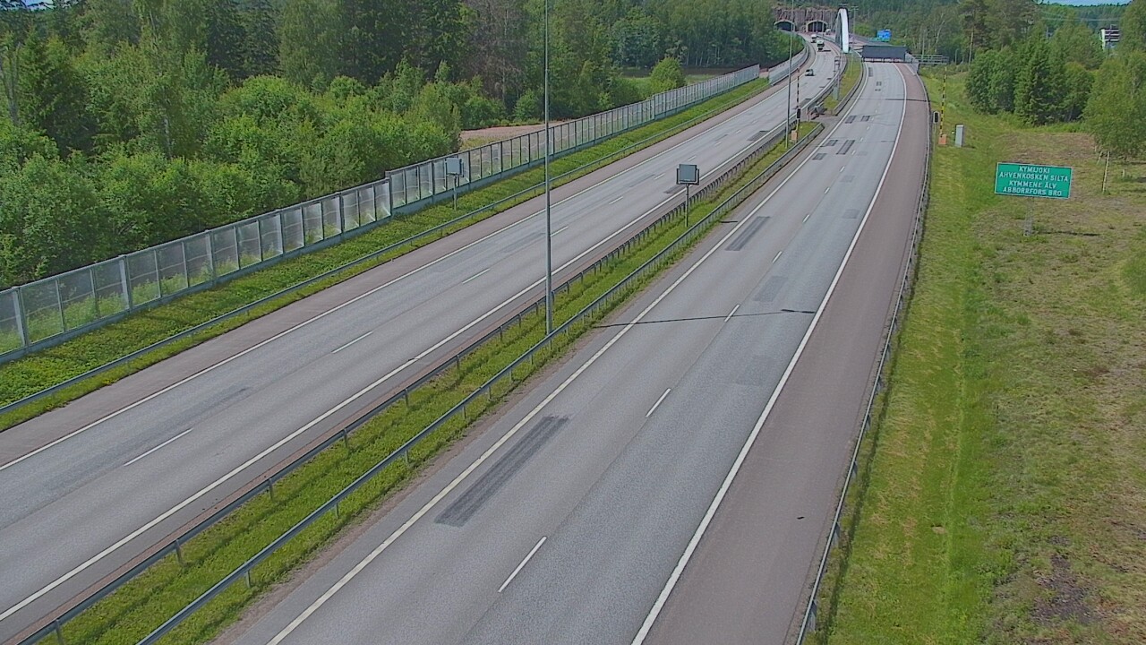 Kelikamerat Kuva Tie 7 Pyhtää Markkinamäki, puomi, itä, Pyhtää, Kymenlaakso