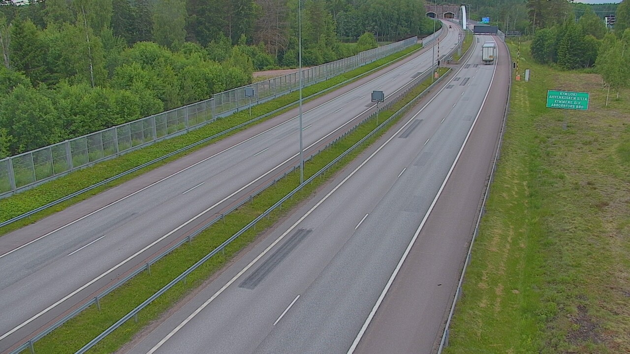 Kelikamerat Kuva Tie 7 Pyhtää Markkinamäki, puomi, itä, Pyhtää, Kymenlaakso