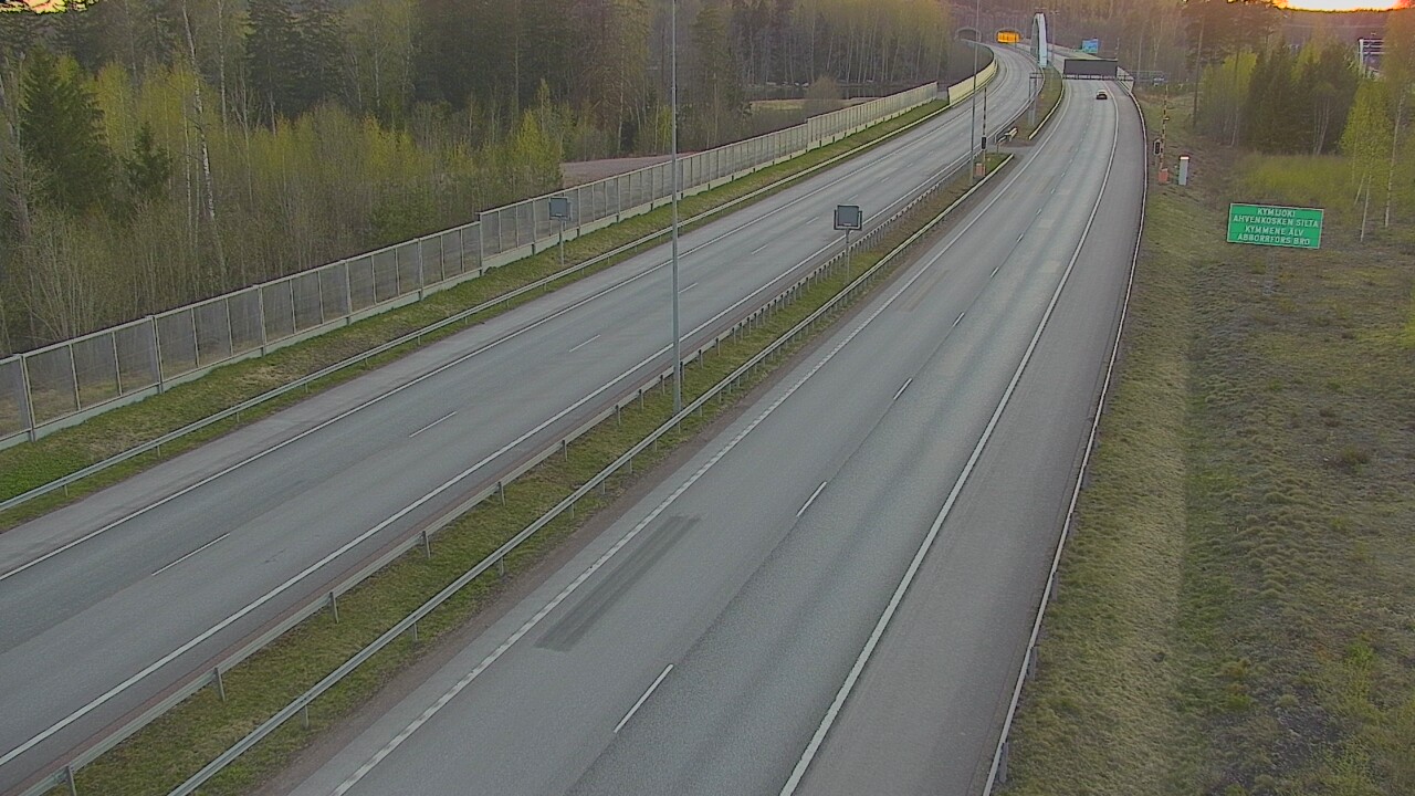 Kelikamerat Kuva Tie 7 Pyhtää Markkinamäki, puomi, itä, Pyhtää, Kymenlaakso