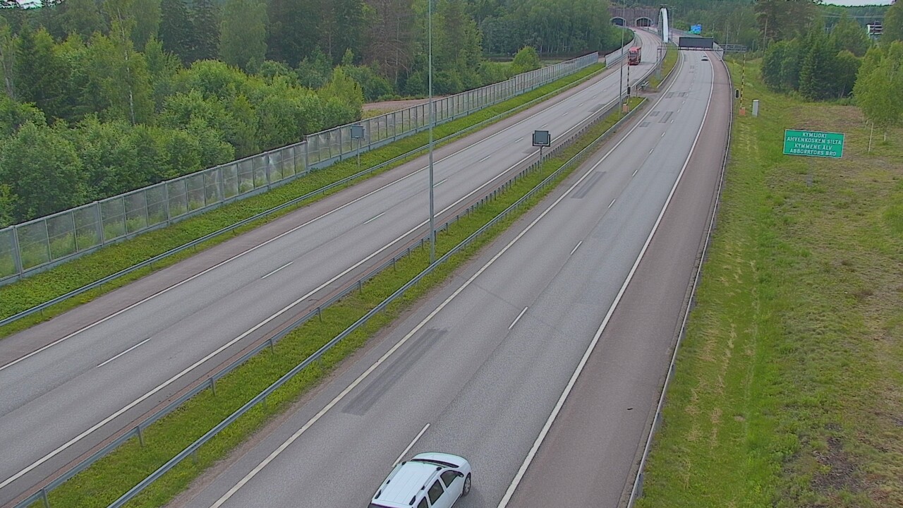 Kelikamerat Kuva Tie 7 Pyhtää Markkinamäki, puomi, itä, Pyhtää, Kymenlaakso