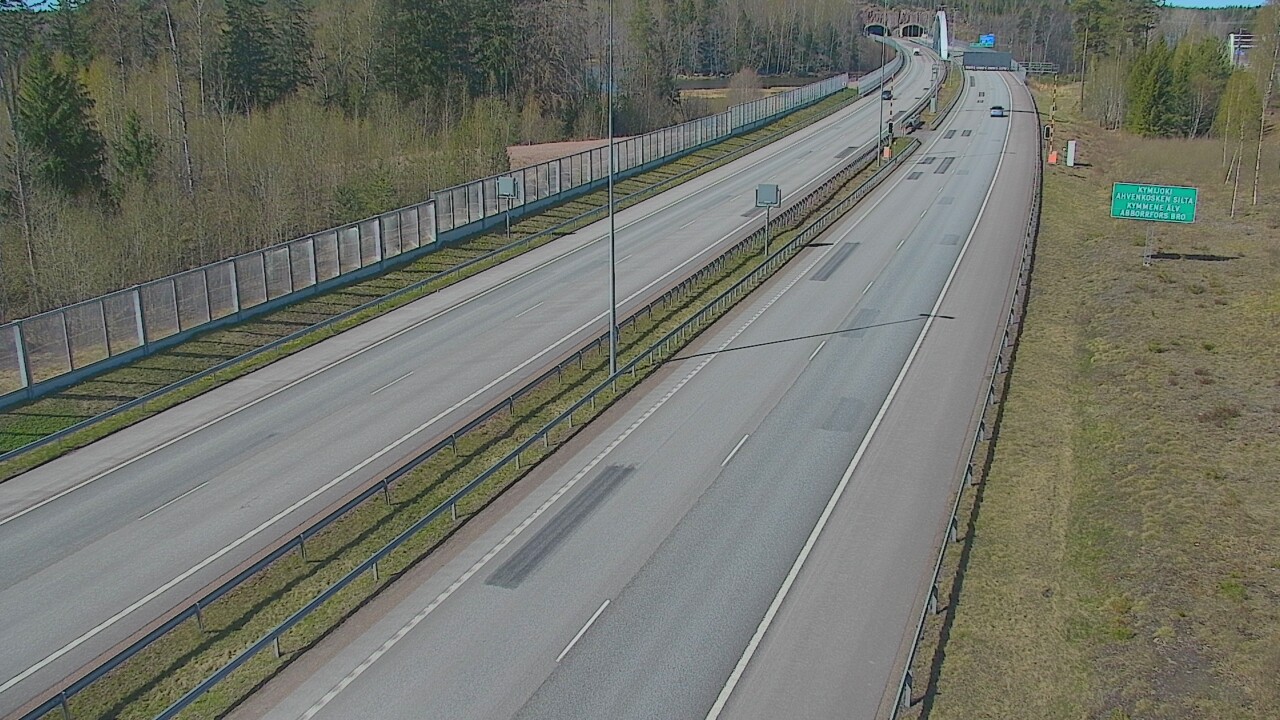 Kelikamerat Kuva Tie 7 Pyhtää Markkinamäki, puomi, itä, Pyhtää, Kymenlaakso