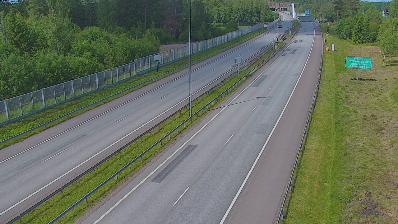 Kelikamerat Kuva Tie 7 Pyhtää Markkinamäki, puomi, itä, Pyhtää, Kymenlaakso