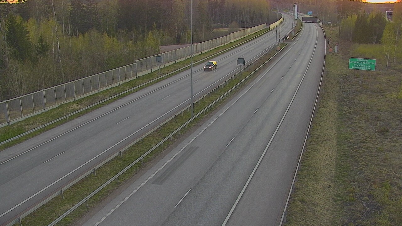 Kelikamerat Kuva Tie 7 Pyhtää Markkinamäki, puomi, itä, Pyhtää, Kymenlaakso