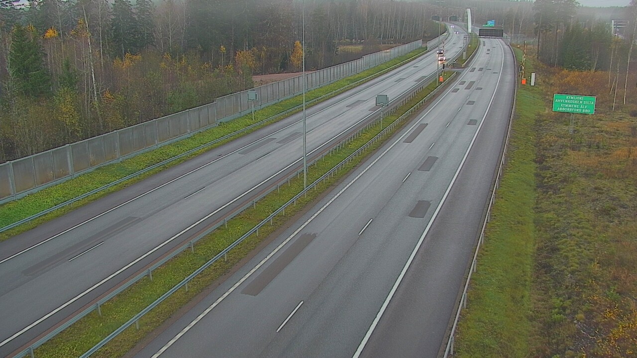 Kelikamerat Kuva Tie 7 Pyhtää Markkinamäki, puomi, itä, Pyhtää, Kymenlaakso