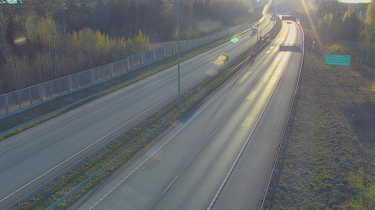 Kelikamerat Kuva Tie 7 Pyhtää Markkinamäki, puomi, itä, Pyhtää, Kymenlaakso