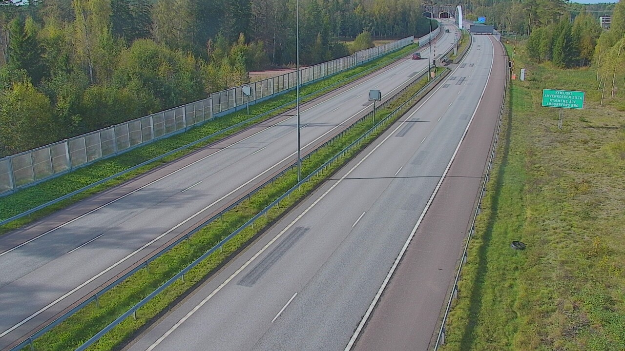 Kelikamerat Kuva Tie 7 Pyhtää Markkinamäki, puomi, itä, Pyhtää, Kymenlaakso