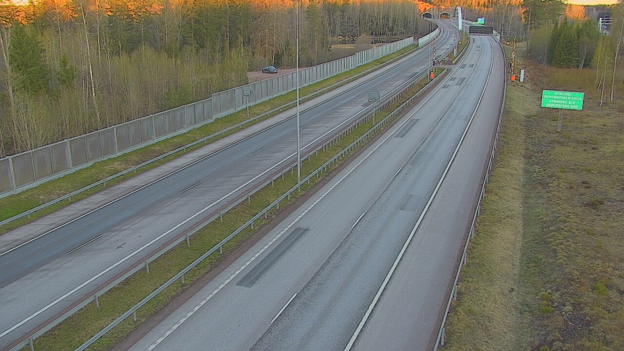 Kelikamerat Kuva Tie 7 Pyhtää Markkinamäki, puomi, itä, Pyhtää, Kymenlaakso
