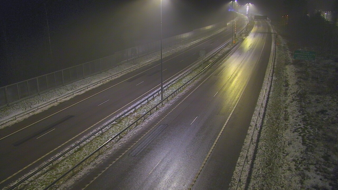 Weather Camera Image Väg 7 Pyttis Marnadsbacken , bom, öst, Pyhtää, Kymenlaakso