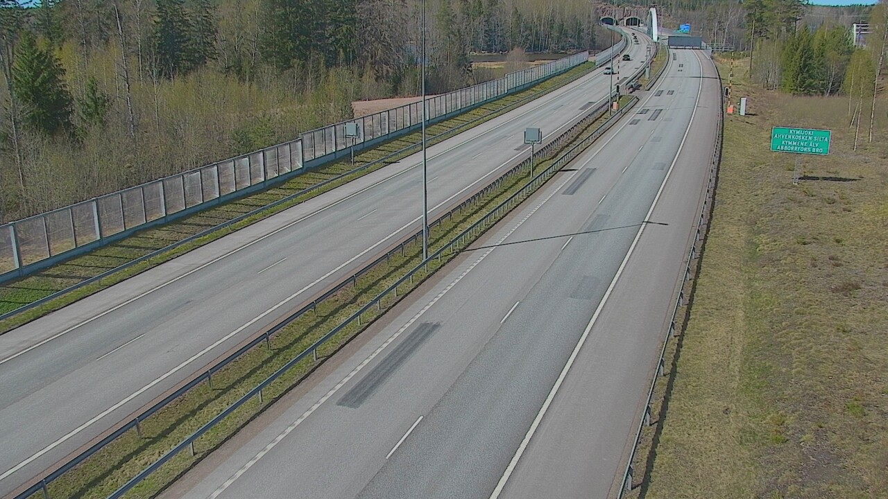 Kelikamerat Kuva Tie 7 Pyhtää Markkinamäki, puomi, itä, Pyhtää, Kymenlaakso