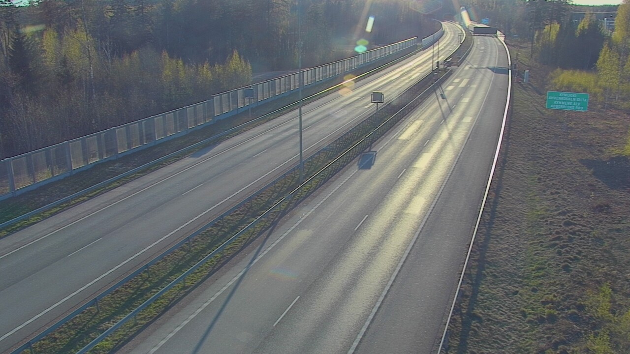 Kelikamerat Kuva Tie 7 Pyhtää Markkinamäki, puomi, itä, Pyhtää, Kymenlaakso