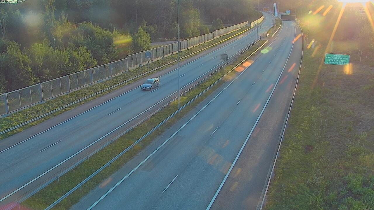 Kelikamerat Kuva Tie 7 Pyhtää Markkinamäki, puomi, itä, Pyhtää, Kymenlaakso