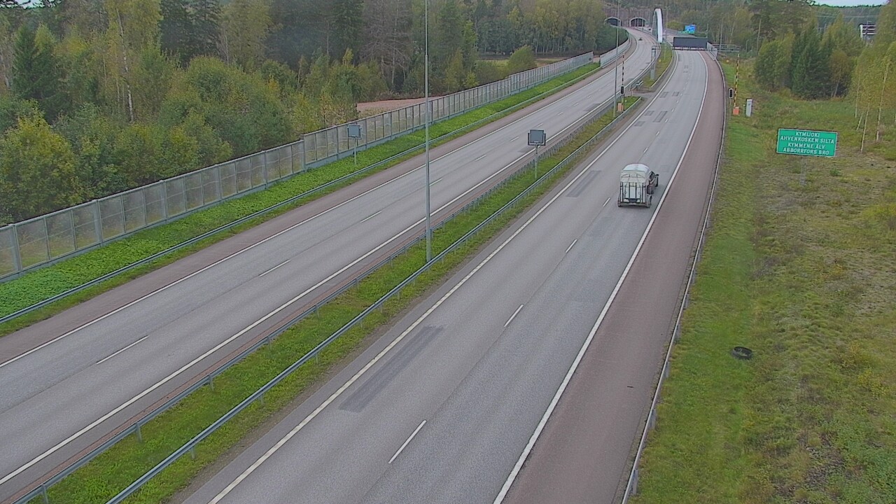 Kelikamerat Kuva Tie 7 Pyhtää Markkinamäki, puomi, itä, Pyhtää, Kymenlaakso