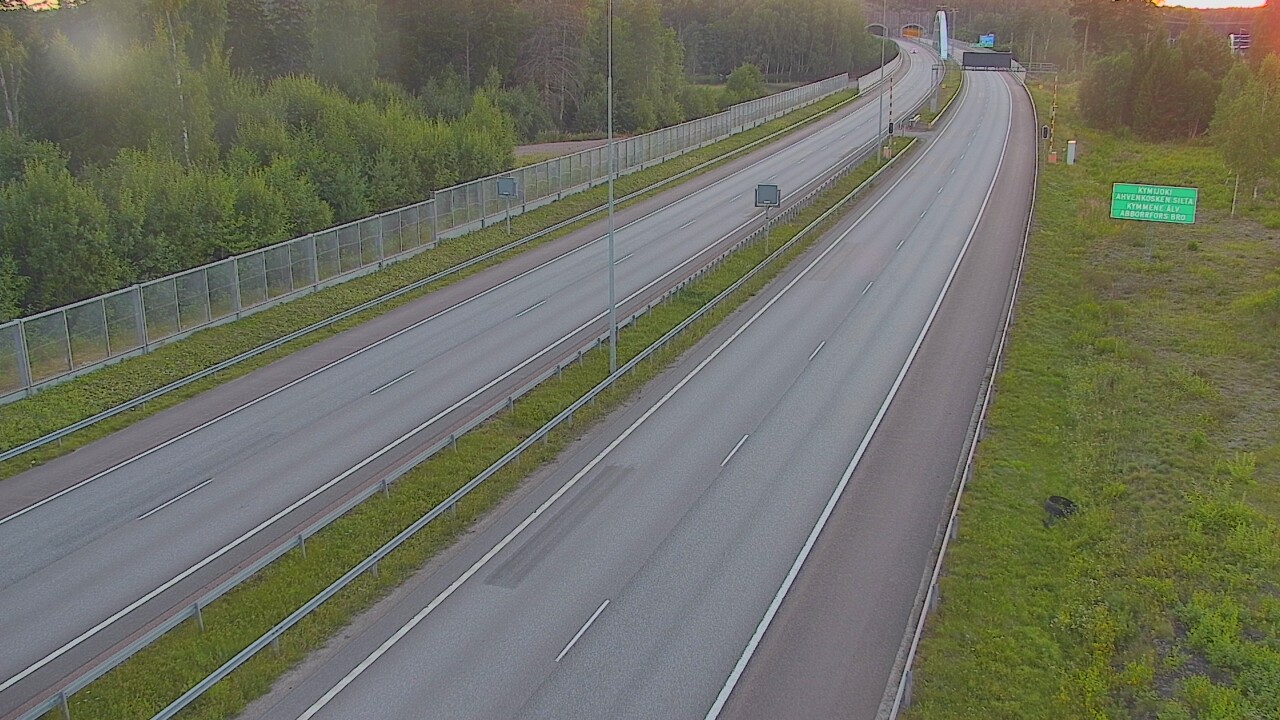 Kelikamerat Kuva Tie 7 Pyhtää Markkinamäki, puomi, itä, Pyhtää, Kymenlaakso