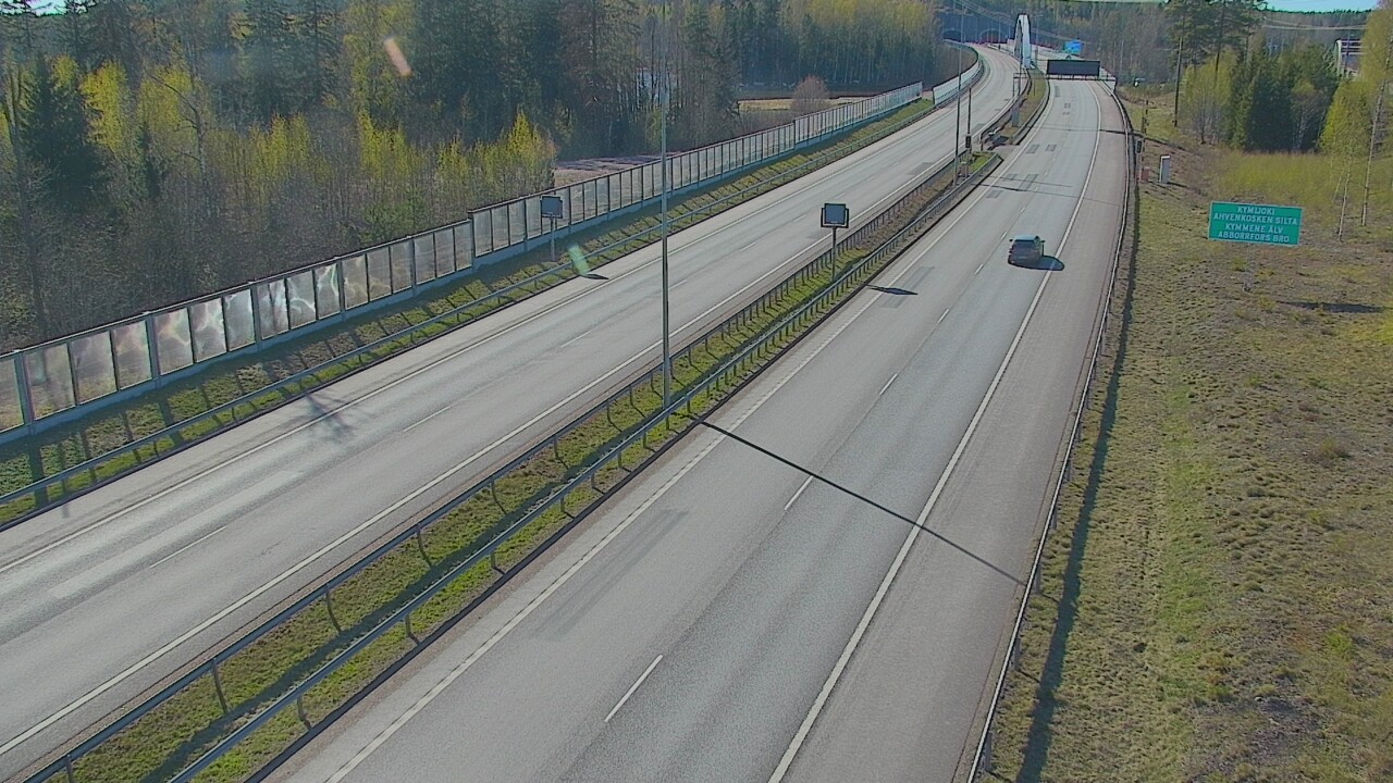 Kelikamerat Kuva Tie 7 Pyhtää Markkinamäki, puomi, itä, Pyhtää, Kymenlaakso