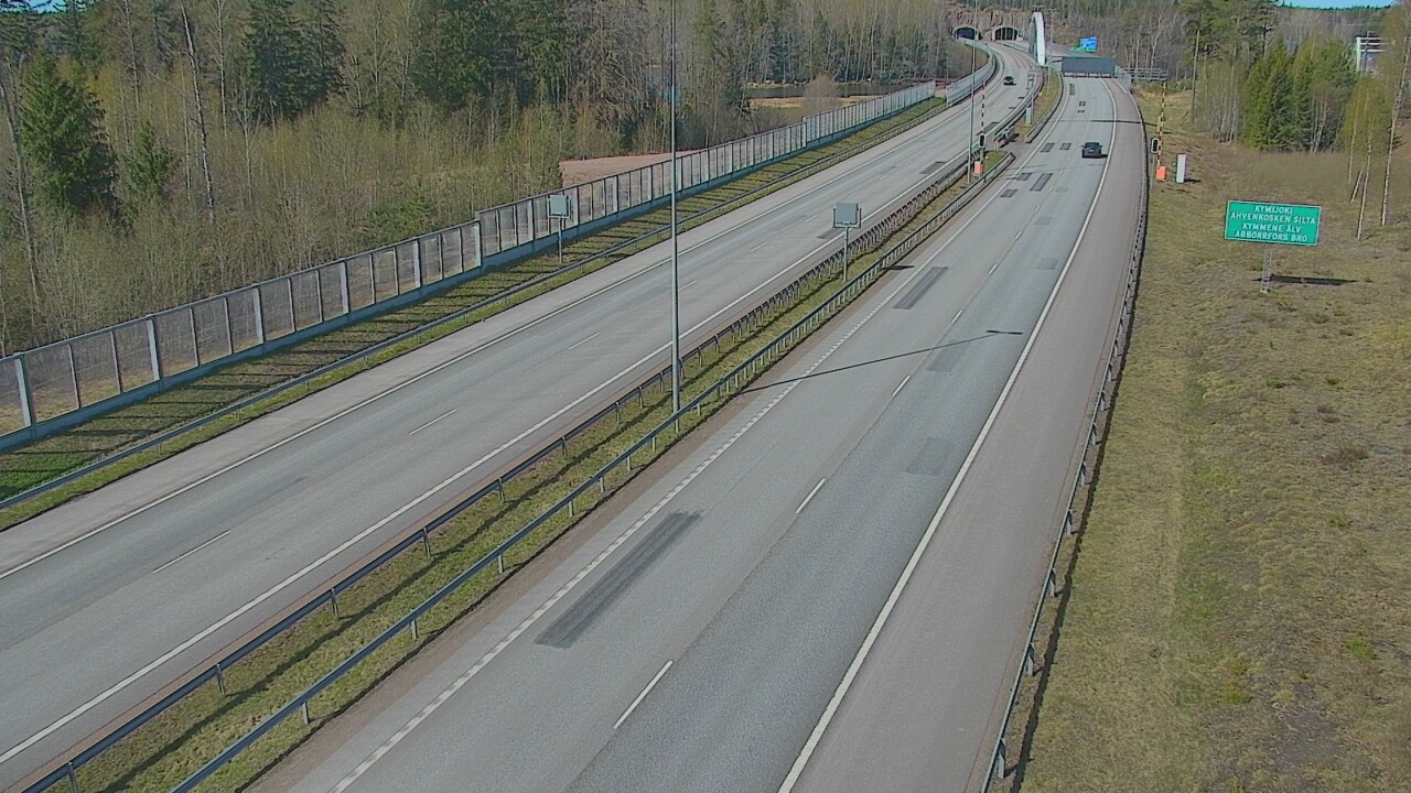 Kelikamerat Kuva Tie 7 Pyhtää Markkinamäki, puomi, itä, Pyhtää, Kymenlaakso