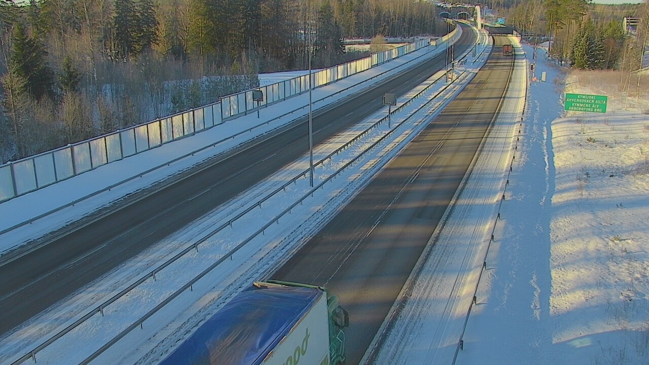Kelikamerat Kuva Tie 7 Pyhtää Markkinamäki, puomi, itä, Pyhtää, Kymenlaakso