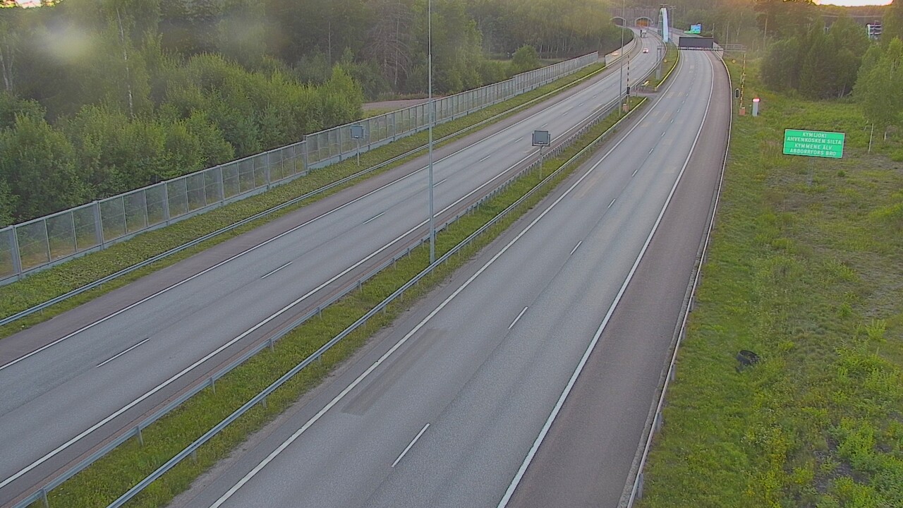 Kelikamerat Kuva Tie 7 Pyhtää Markkinamäki, puomi, itä, Pyhtää, Kymenlaakso