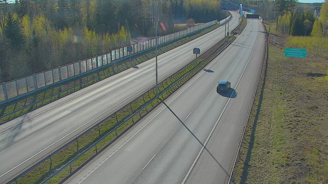 Kelikamerat Kuva Tie 7 Pyhtää Markkinamäki, puomi, itä, Pyhtää, Kymenlaakso