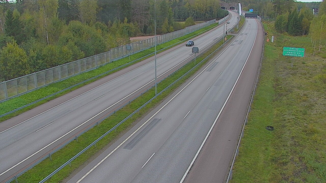 Kelikamerat Kuva Tie 7 Pyhtää Markkinamäki, puomi, itä, Pyhtää, Kymenlaakso