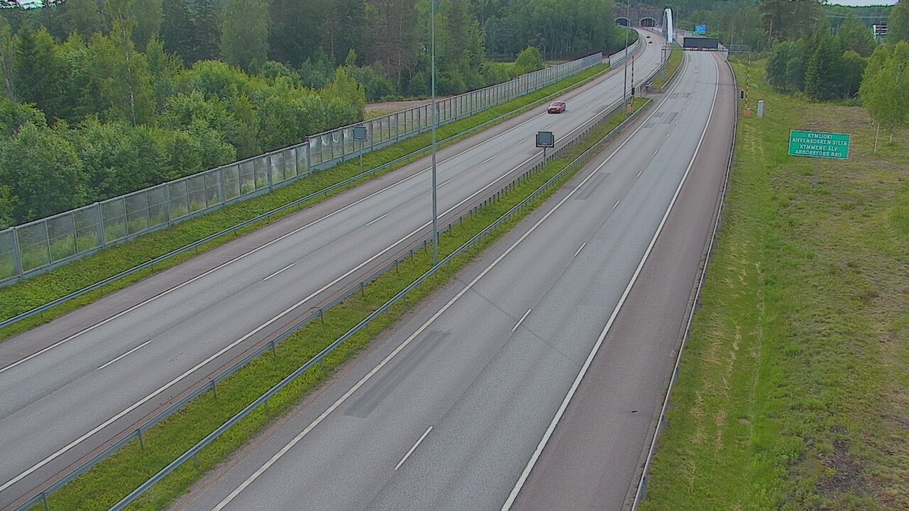 Kelikamerat Kuva Tie 7 Pyhtää Markkinamäki, puomi, itä, Pyhtää, Kymenlaakso